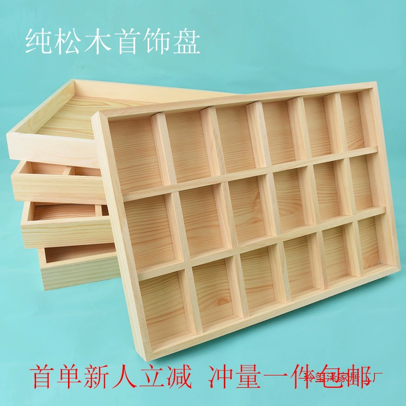 Поднос для демонстрации ювелирных изделий из массива сосны, поднос для ювелирных изделий, подвесной кулон, ожерелье, поднос для просмотра ювелирных изделий, поднос для браслета, поднос для хранения