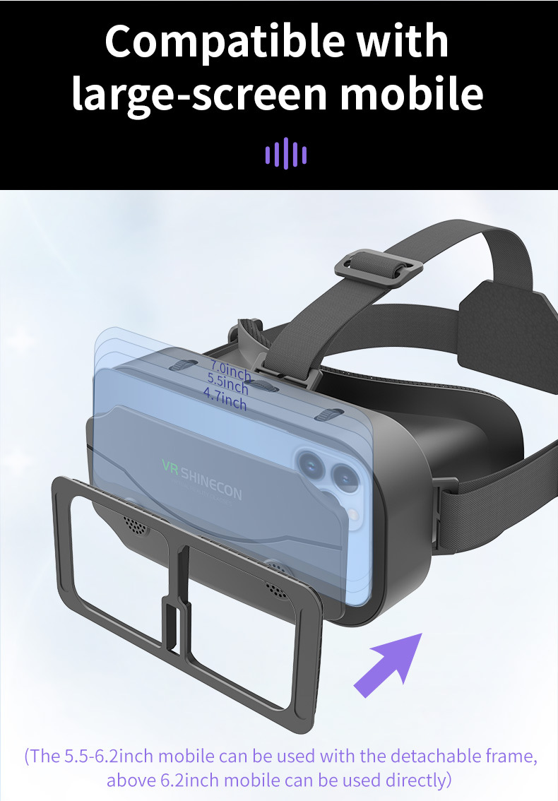 VRSHINECON千幻魔镜虚拟现实vr眼镜 手机电影游戏3d数码眼镜vr详情21