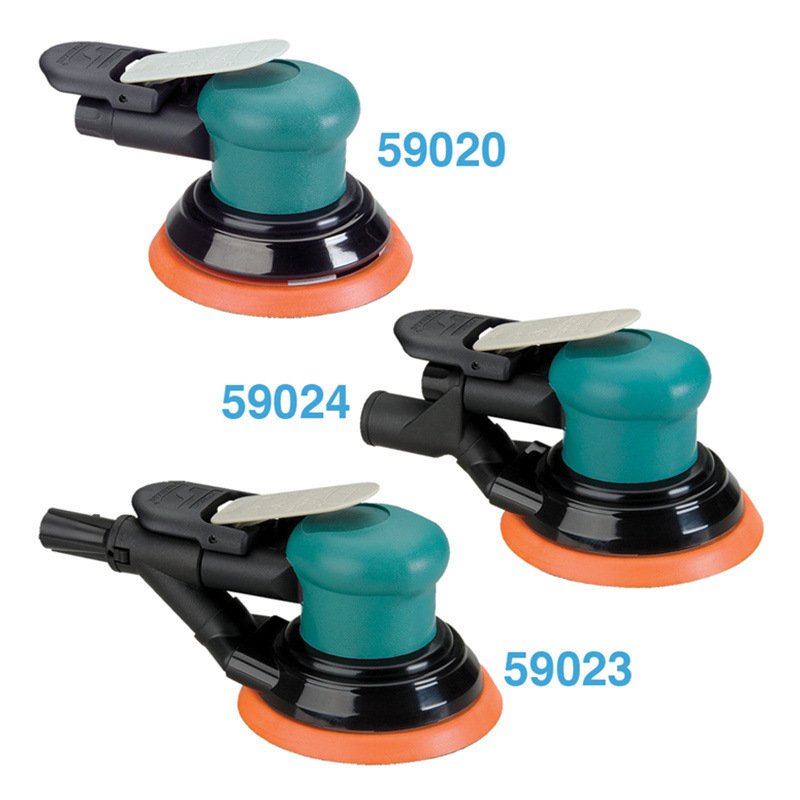 美国dynabrade丹纳布雷59024气动打磨机 中央吸尘偏心气动磨光机