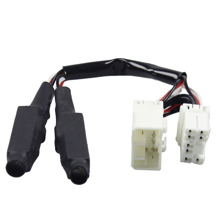 Harley motocicleta modificada señal de giro decodificador adaptador de señal de giro doble resistencia cable adaptador