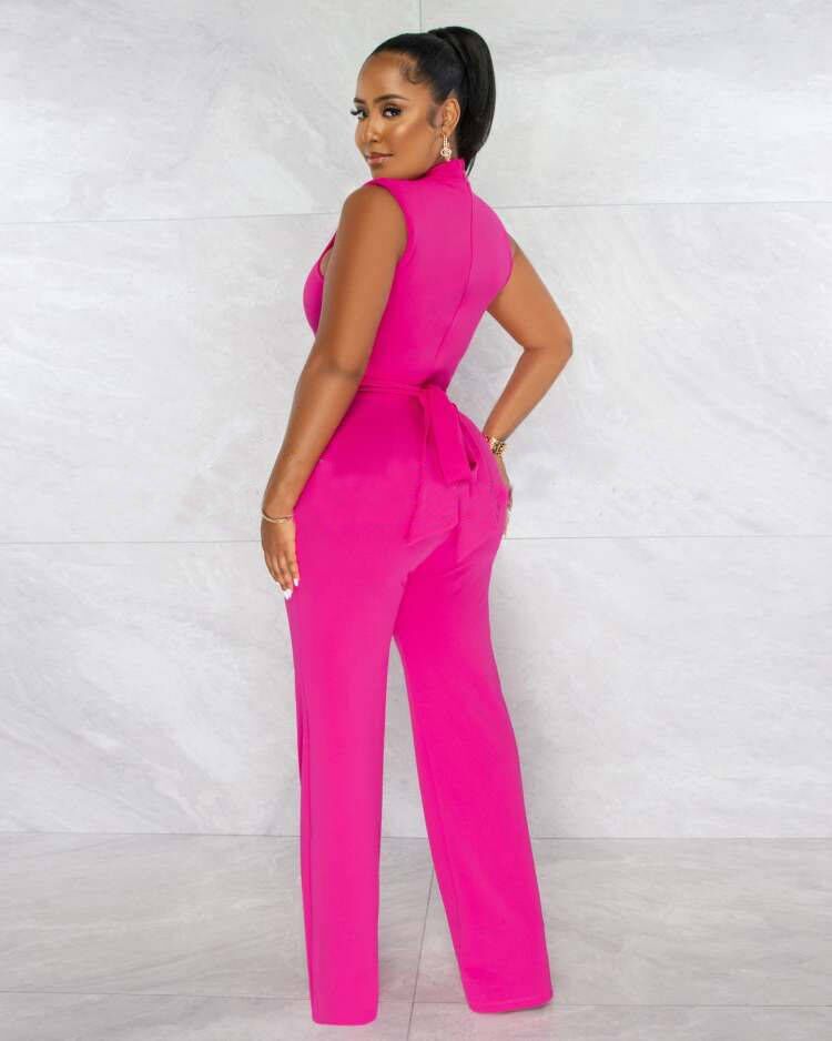 Women's Daily Beach Date Vacation Solid Color Jumpsuits display picture 10