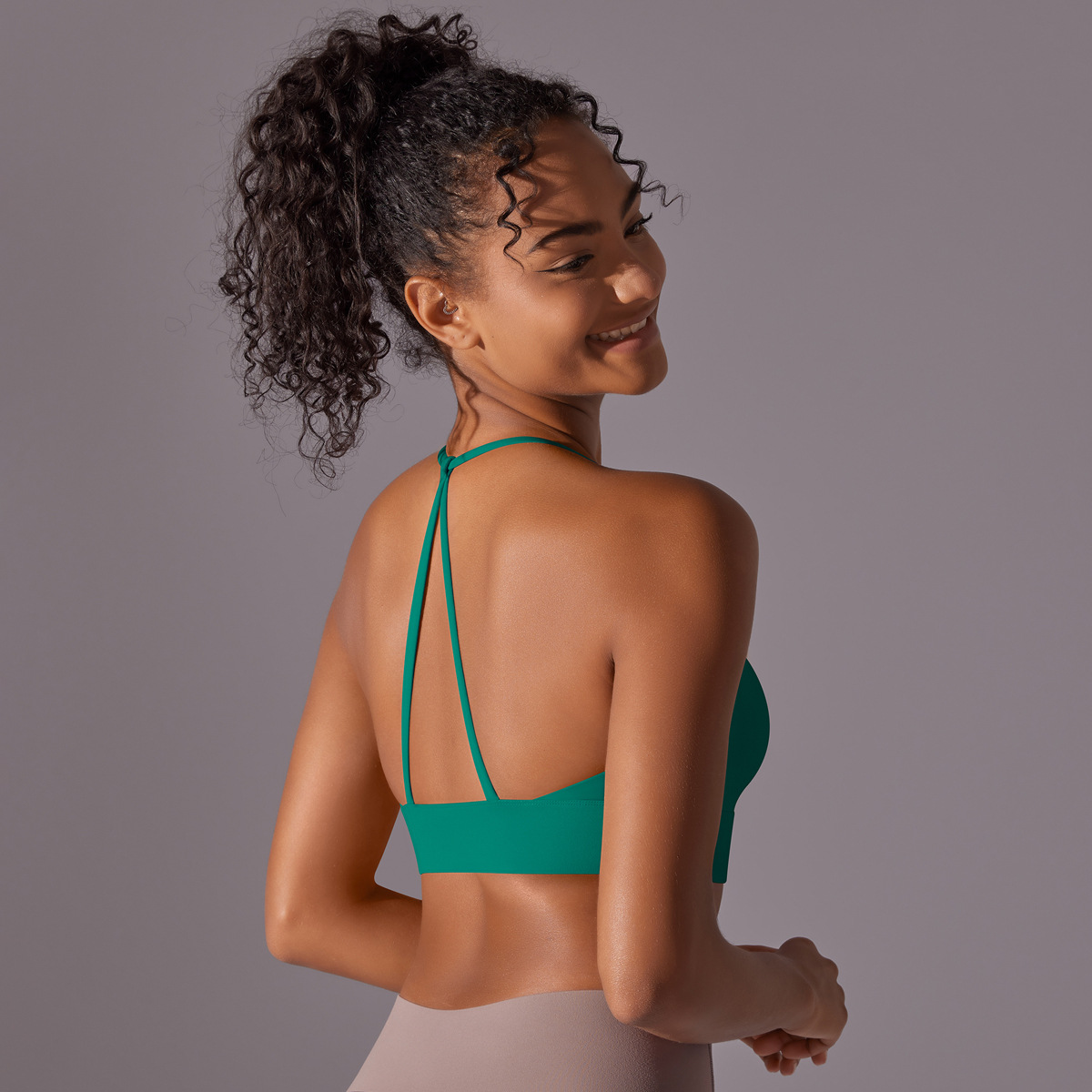 140g Weight Sleeveless Sleeve Length Nylon Fabric Type Short Top Length Halter Crisscross Tank Tops Type Fitness, Yoga, Sports Occasion Halter Neck Neckline Solid Color Pattern Sports Style Sports Solid Color Nylon Halter Neck Active Tops Halter Crisscross Tank 55