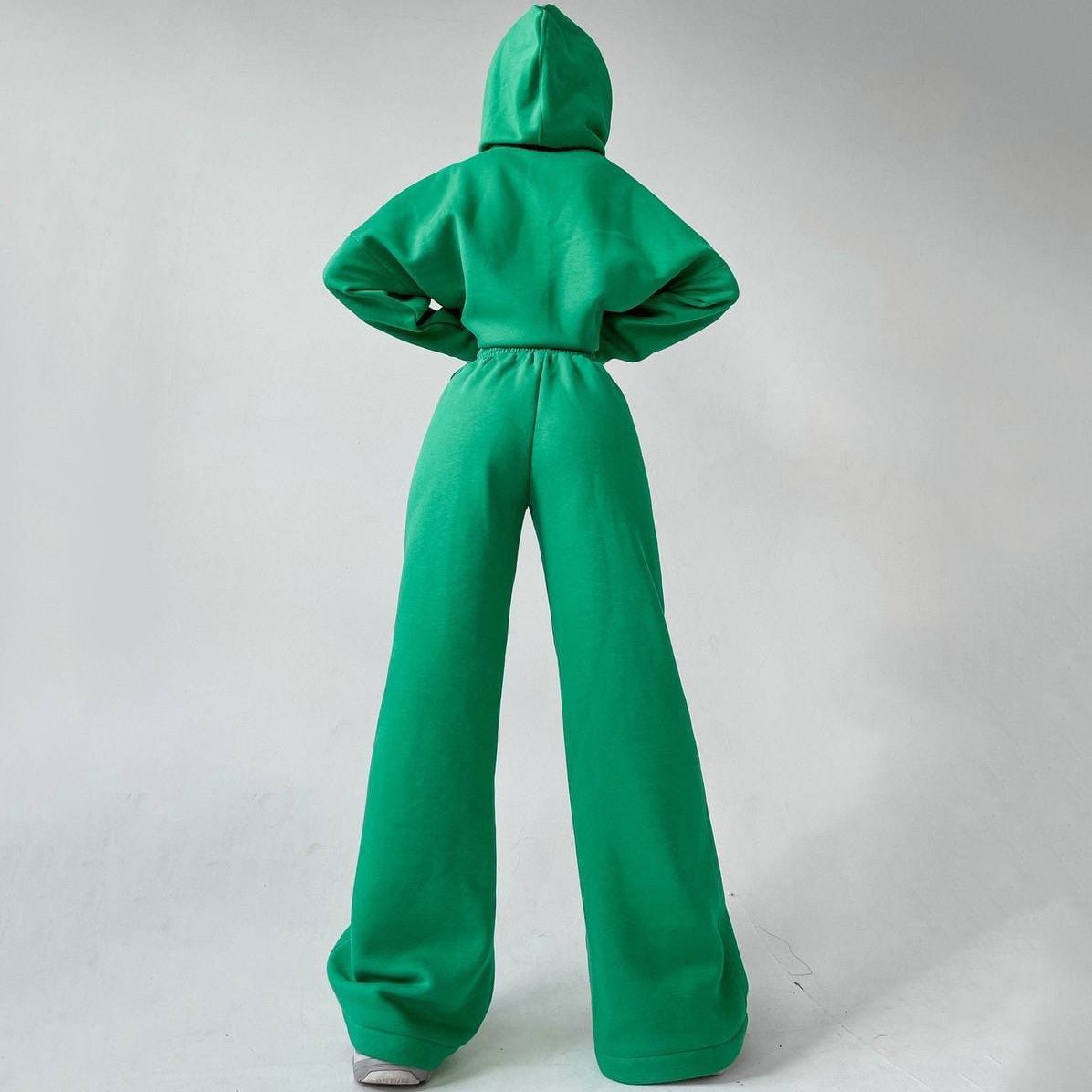 2024 Bestseller European And American Foreign Trade Women's Clothing Autumn/Winter New Hooded Pocket_ecoleips.com