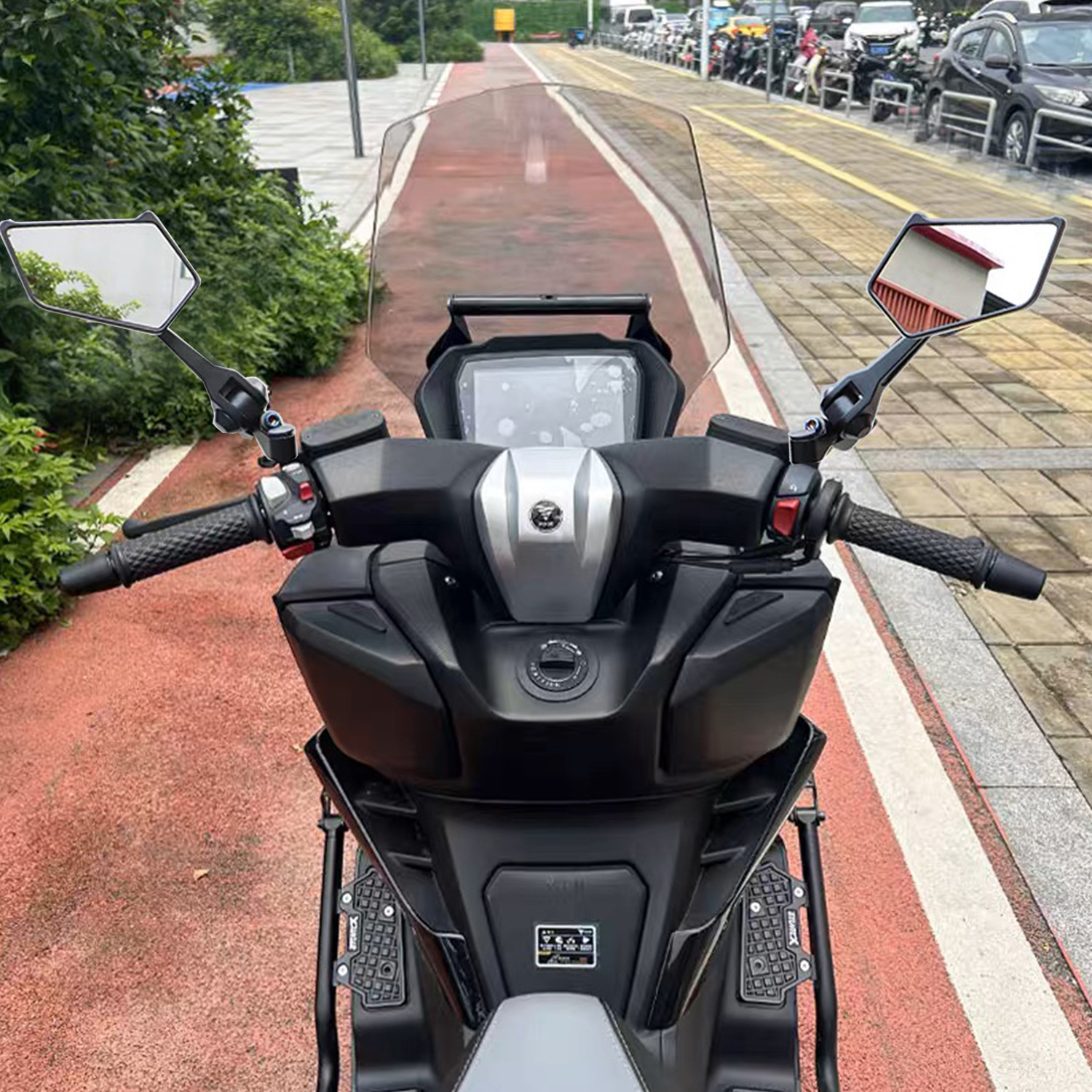 Suitable for Yamaha Touring Eagle, Fu Ying, Qiao Ge, Xuying, Sai Eagle 125 Modified Blade Rearview Mirror, Reflector