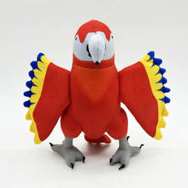 跨境新款 Roblox NPC Parrot 鹦鹉npc 毛绒玩具 玩偶 公仔