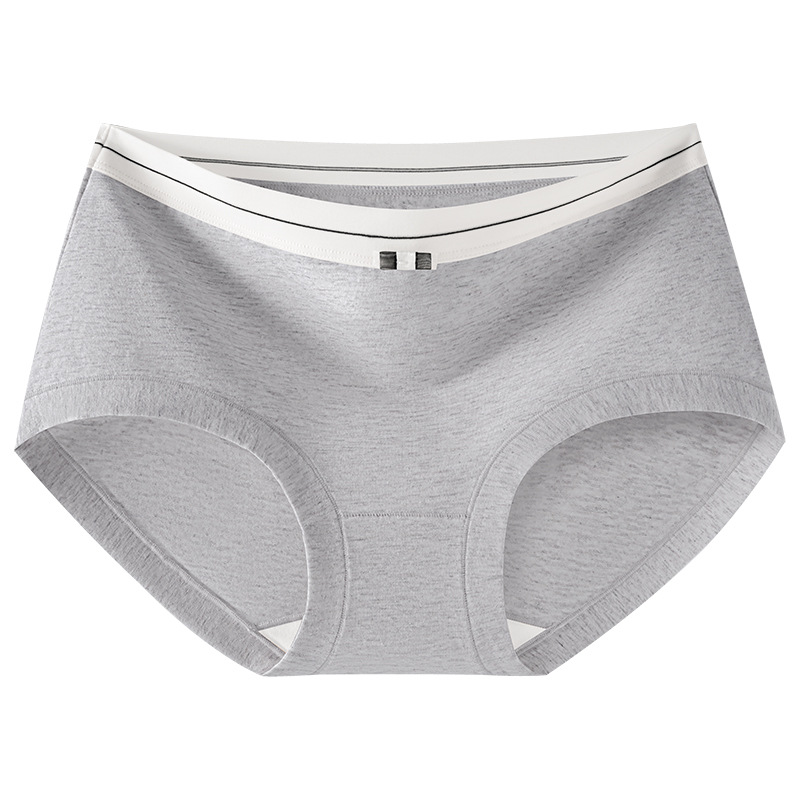 Xinjiang ropa interior de gran tamaño de algodón de fibra larga, entrepierna de algodón de algodón puro para mujer 10A entrepierna de algodón antibacteriano, cintura media, cadera, calzoncillos para mujer