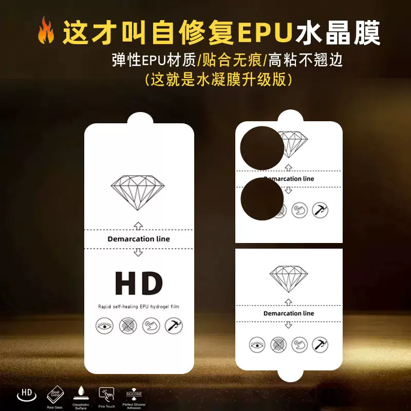 适用小米MIXFlip水凝膜折叠屏保护膜高清防窥批发手机膜