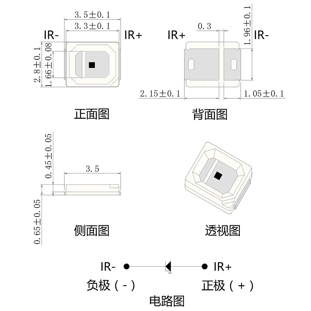 2835ҽƵ830nmǺƬled