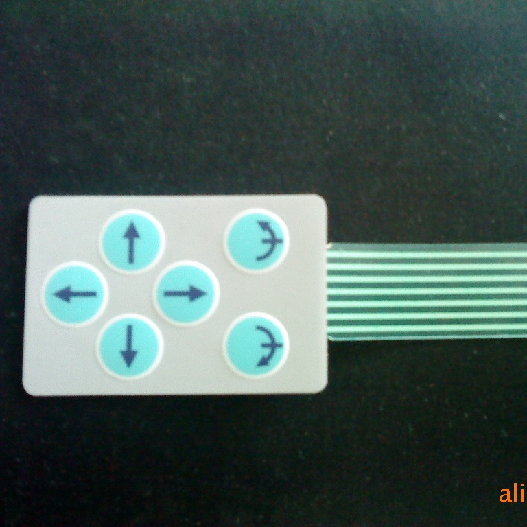 医序器械上薄膜开关触控式薄膜开关按钮按键柔性贴触摸式超薄触摸