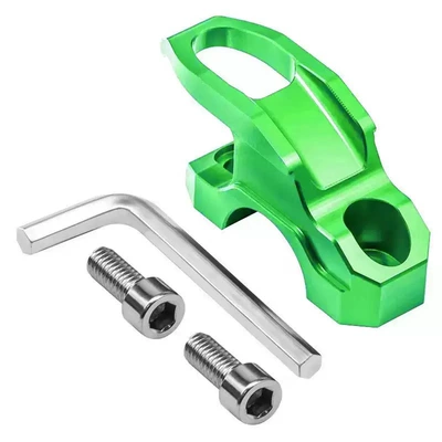 Motorcycle Handle Cover – Handlebar Hook - mirror-code-hook-green