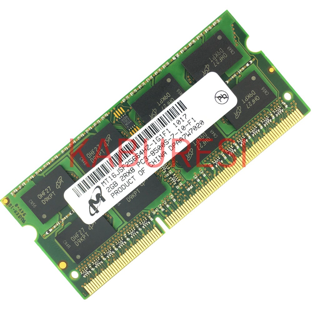 Память для ноутбука (Micron) MT16JSF51264HZ, DDR3 4 ГБ, 1066 МГц (PC3‑8500) SODIMM