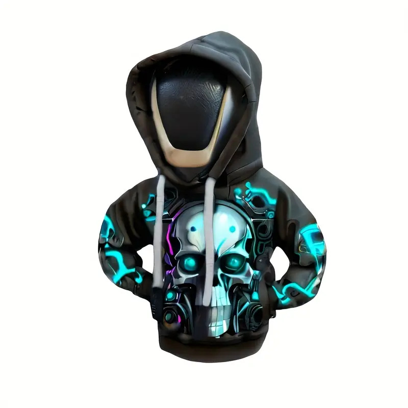 Source Factory Car Gear Shift Lever Hooded Skull Interior Decoration Accessories Gear Dust Cover Shift Lever Car Accessory