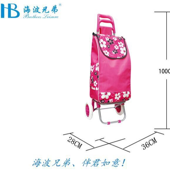 便携折叠超市购物车 拉杆手拉车手推车 买菜车厂家直销