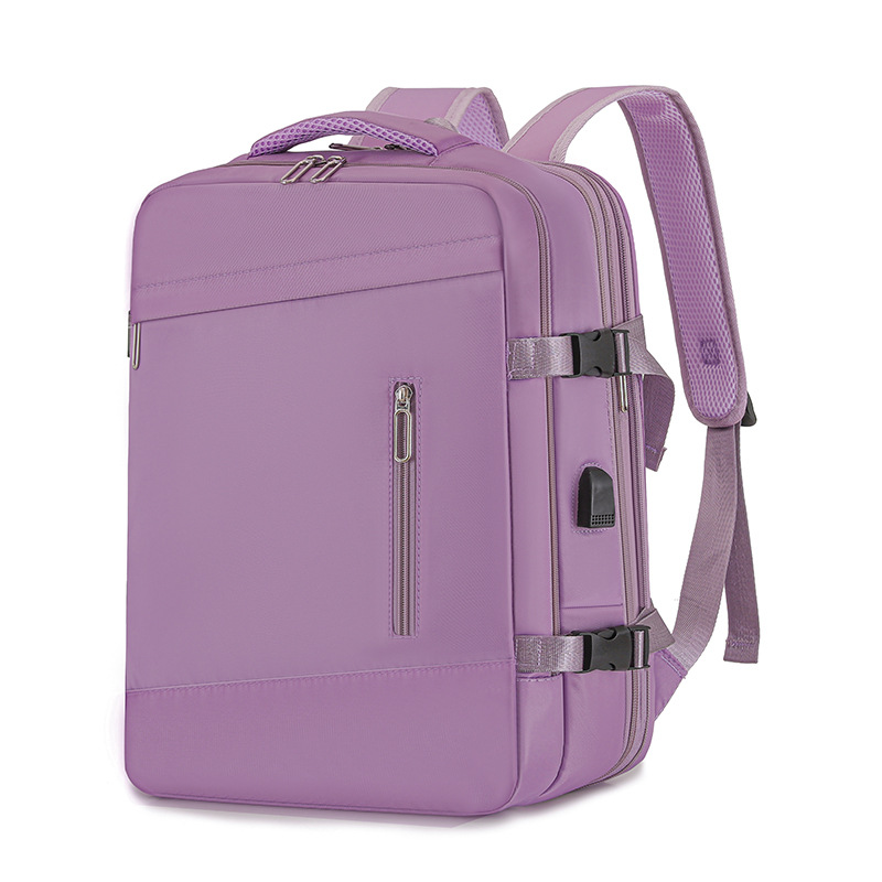 Expandable Business Backpack Large Capacity Travel Bag For Men_voghion.com