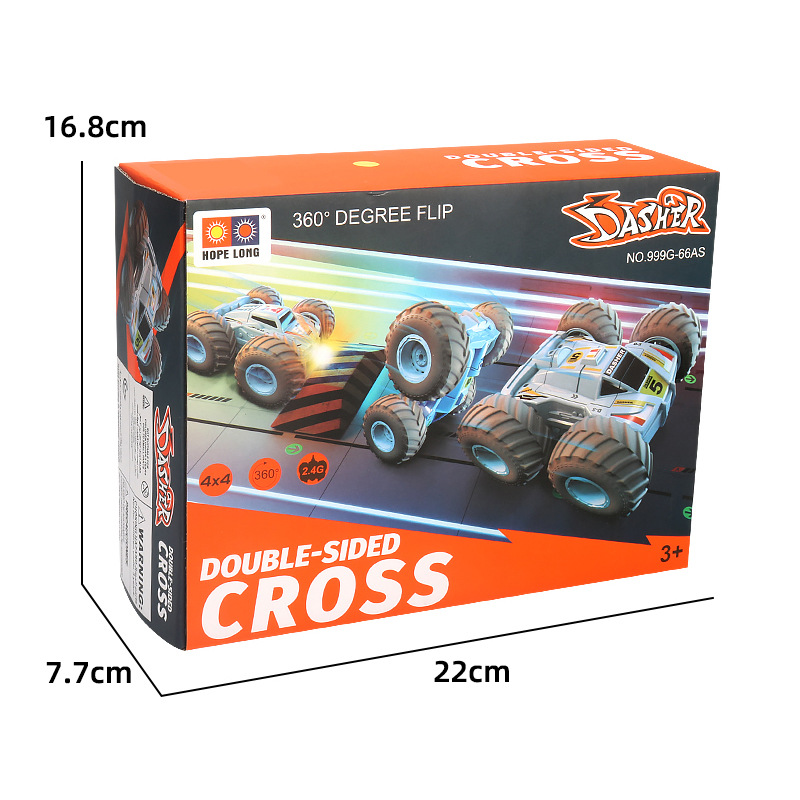 Dirección de control remoto de cuatro vías para niños coche de doble cara conducción volquete coche chico control remoto puesto de coche al por mayor