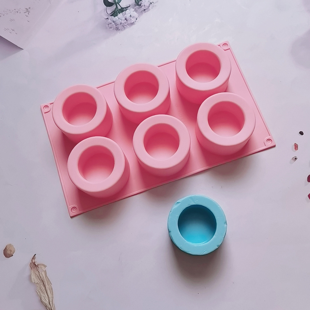 Silicone 6 copas 156 galletas molde de silicona molde de postre molde de hielo pastel horneado harina de arroz