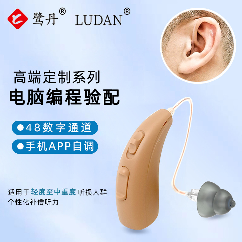 Audífono recargable invisible inalámbrico especial para personas mayores sordas sin ruido mini máquina RIC de gama alta
