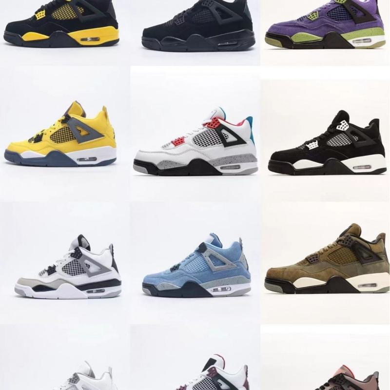 Putian shoes AJ4 men's shoes, Jordan basketball shoes, original men's college sports shoes, co-branded AJ3 basketball shoes