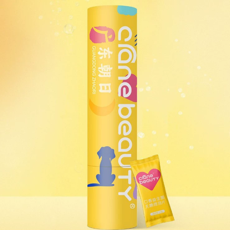 Гуандун Асахи, пробиотики, шипучие таблетки без сахара, микро-пузырьки, таблетки орального антибактериального экспорта через границу 10 капсул/бутылка