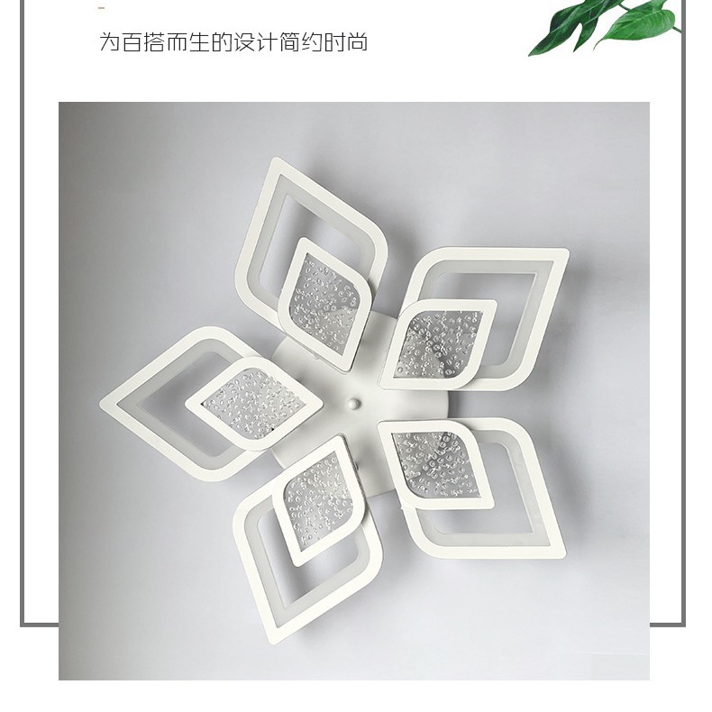 Transfronterizos LED pétalos lámpara de techo sala de estar minimalista arte moderno personalidad dormitorio principal florilámpara de atmósfera