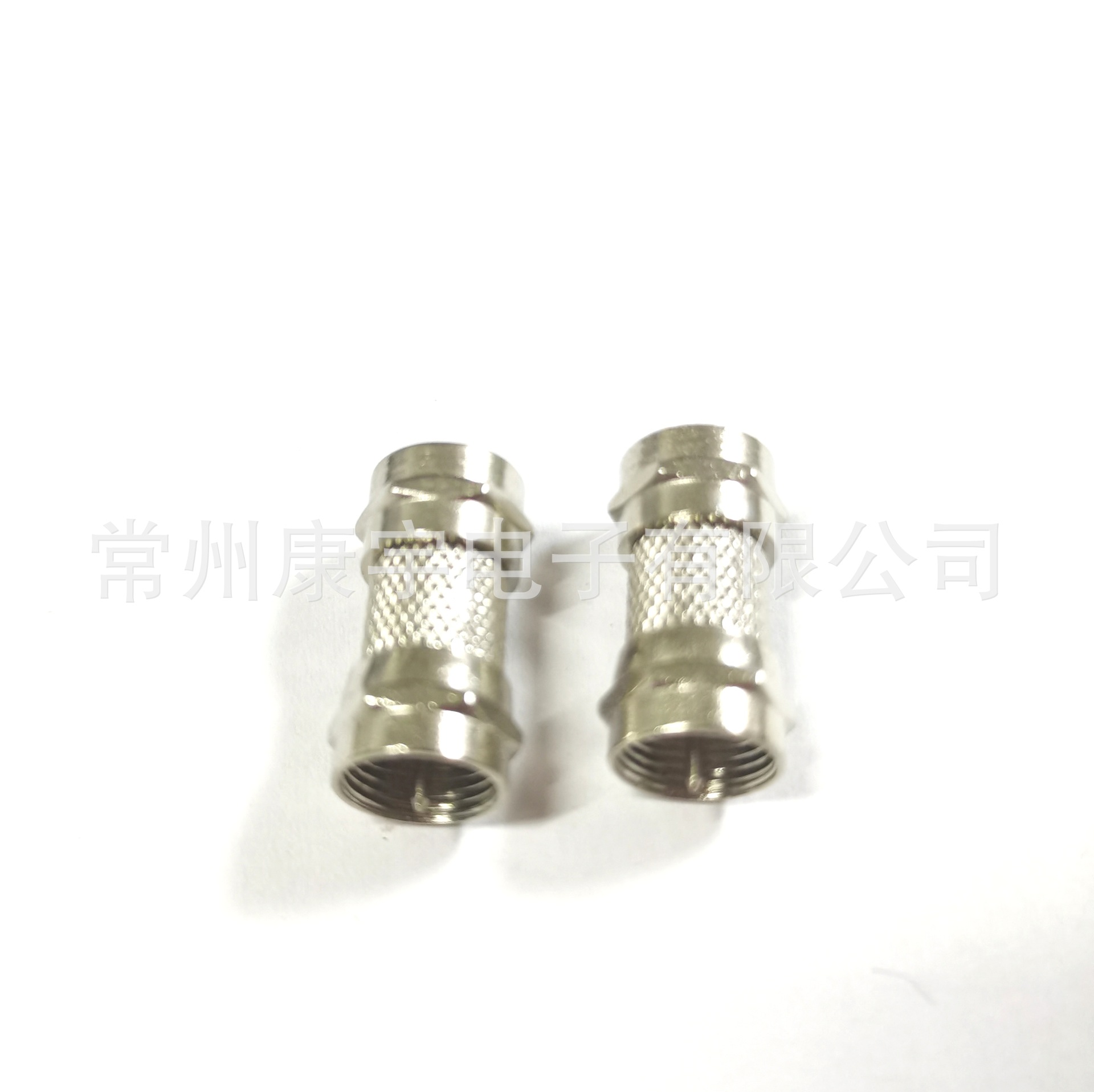 英制F公头，公对公连接头 对接头，直通头 电缆连接头