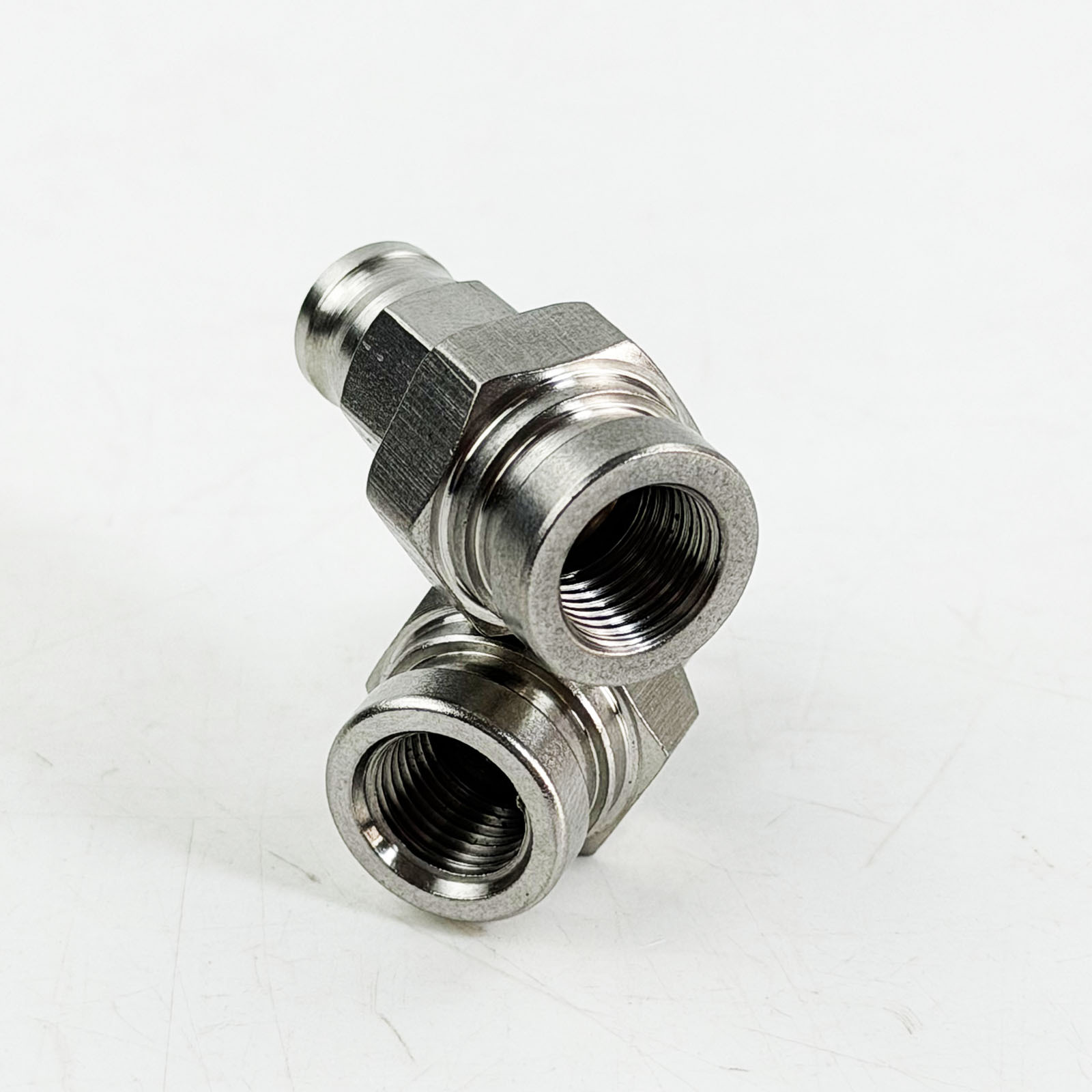 An3 Quick-Connect Brake Fitting Stainless Steel Modified Steel Hose Flared/Round Mouth Motorcycle Brake Hose Connector