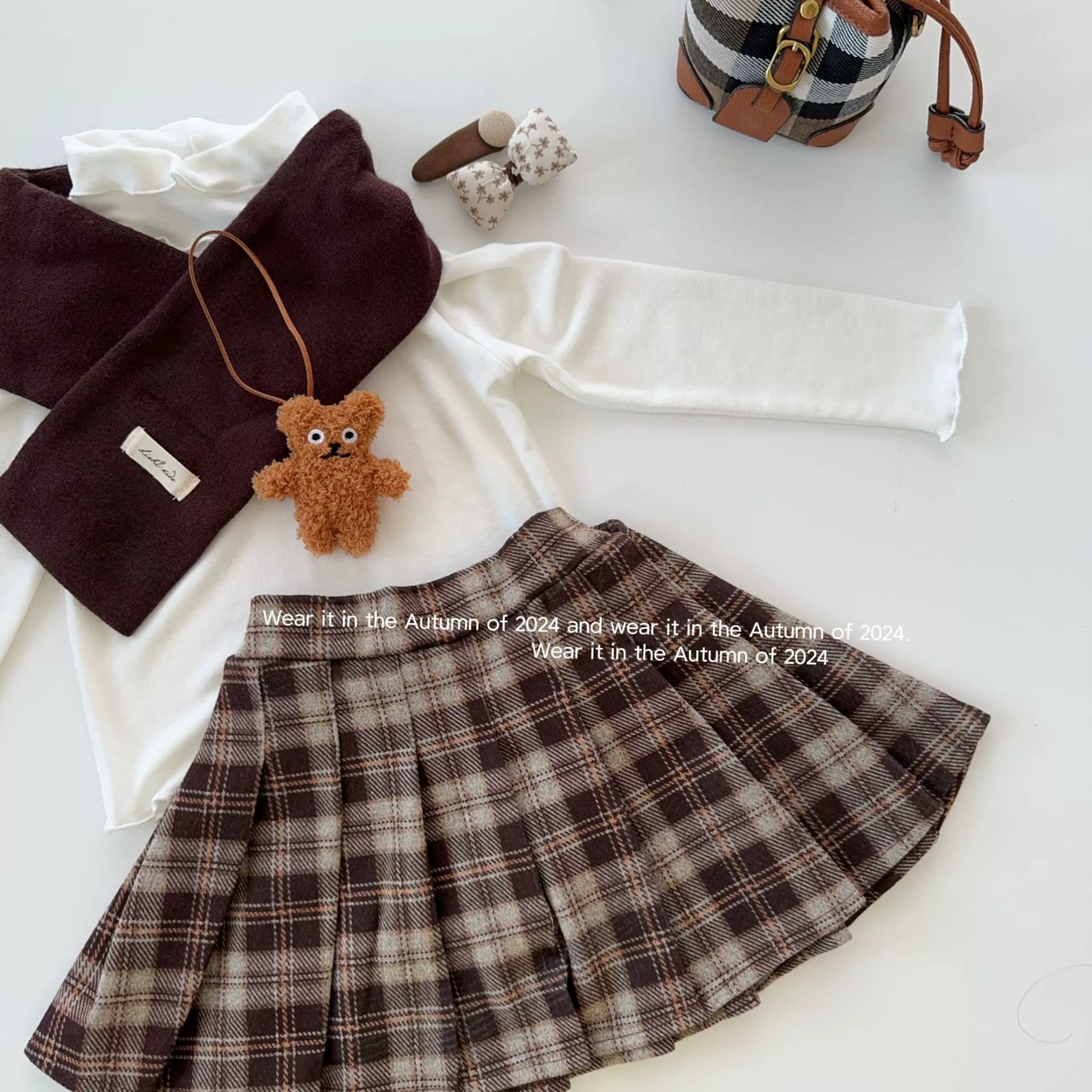 Платочная демисезонная pleated юбка, мини-юбка, высокая талия, А-силуэт