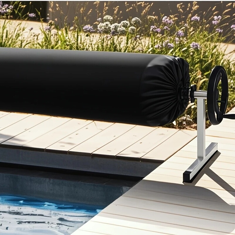 Cross-Border Temu Outdoor Swimming Pool Rolling Shutter Cover Electric Manual Retractable Awning Swimming Pool Dust-Proof and Sun Protection Cover