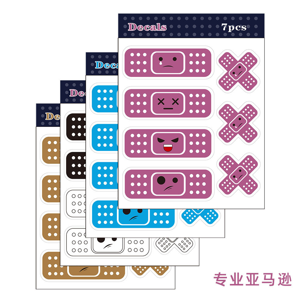 Nuevos pegatinas para automóviles de Amazon vendajes pegatinas para parachoques decorativas pegatinas para automóviles