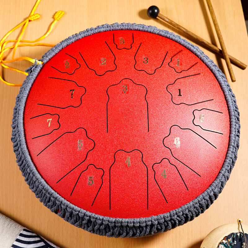 [14-inch 15-tone] Cinnabar Red-Fu Niu Model