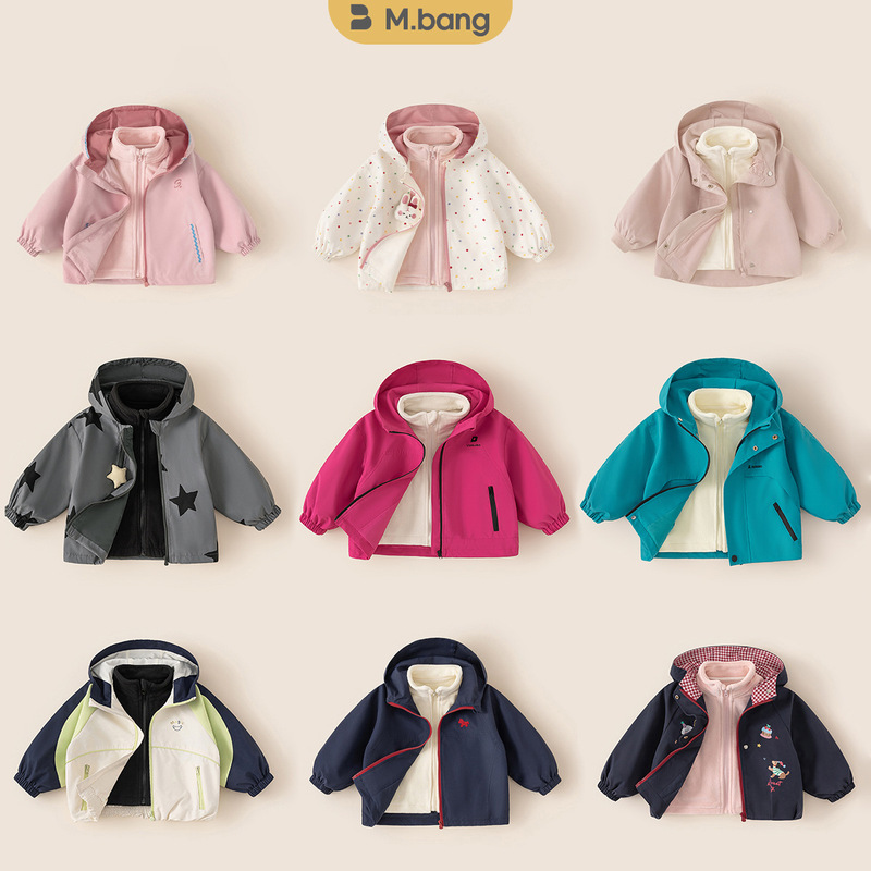 【Children's Autumn Coat Collection】Kids' Hooded Jacket 3-in-1 Windbreaker Girls' Autumn Outfit Children's Coat 【Children's Autumn Coat Collection】Kids' Hooded Jacket 3-in-1 Windbreaker Girls' Autumn Outfit Children's Coat