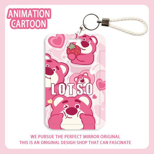 New Sanrio hard card holder student meal card bus card protective cover KUROMI Melody KUROMI cinnamon dog