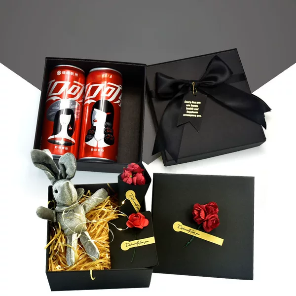Bow-Tie Gift Box, Birthday Gift Box, Gift Box with Lid and Base, Back-To-School Season Teacher's Day Gift Box
