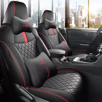 seat covers for all seasons, Modelə uyğun (Original) oturacaq örtükləri - black-and-red-deluxe-edition-note-the-model-and-year-of-the-vehicle-full-coverage-for-the-front-seats-full-coverage-for-the-rear-seats