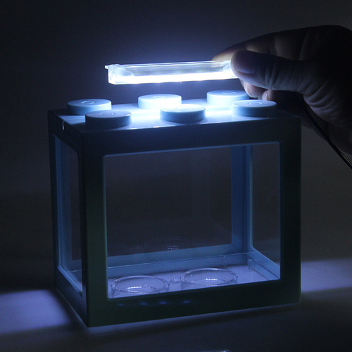 Dolphin Tank Mini Scene Tank Large Tank Dedicated USB Light Strip Light Socket White Light Blue Light Wholesale