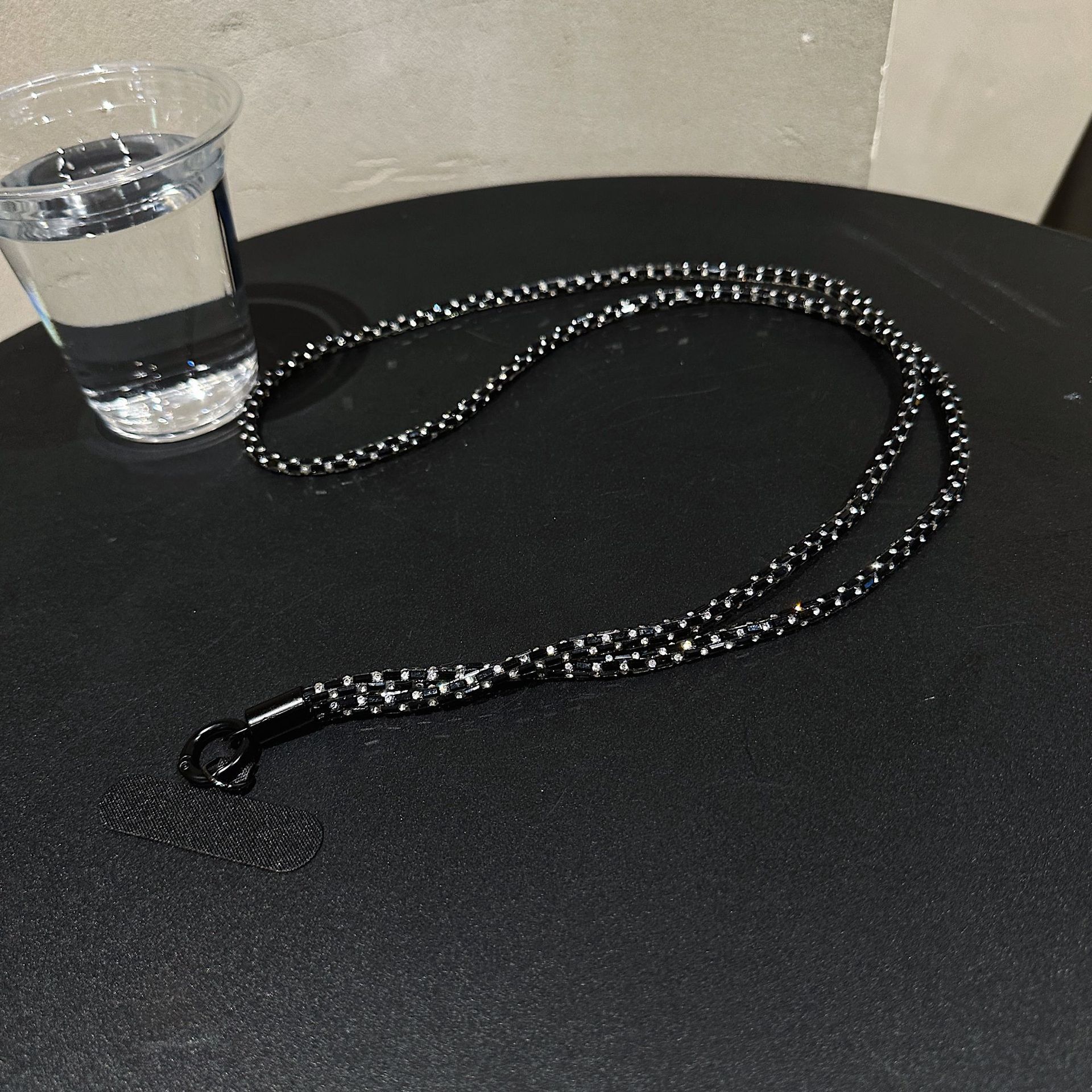 Lujo ligero color diamante de lujo brazalete larga cuerda de teléfono móvil colgante colgante de alta calidad colgante duradero