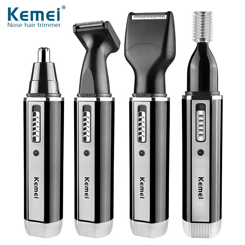 Comei KM-6630 transfronterizo nuevo corte de pelo de la nariz afeitado cejas patillas recortar dispositivo todo en uno para el cabello de la nariz
