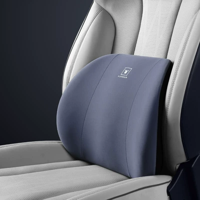 Memory cotton car headrest waist: Headrest - waist-lake-blue