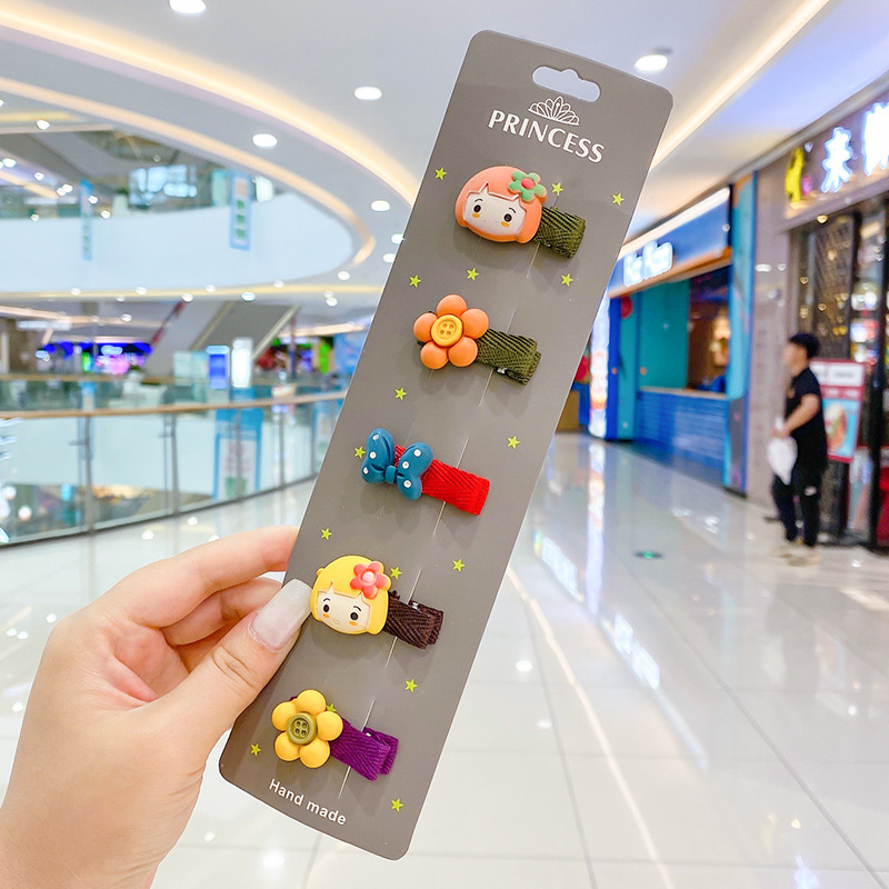 Clip de verano Corea del Sur lindo traje roto horquilla Accesorios para el cabello para niños