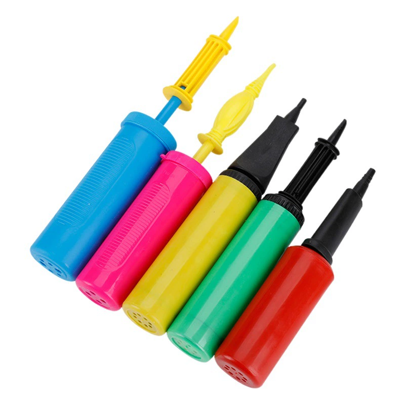 Оптовый воздушный шар ручной толкающий насос Push Pull пластиковый надувной портативный мини-волшебный воздушный шар двухсторонний насос