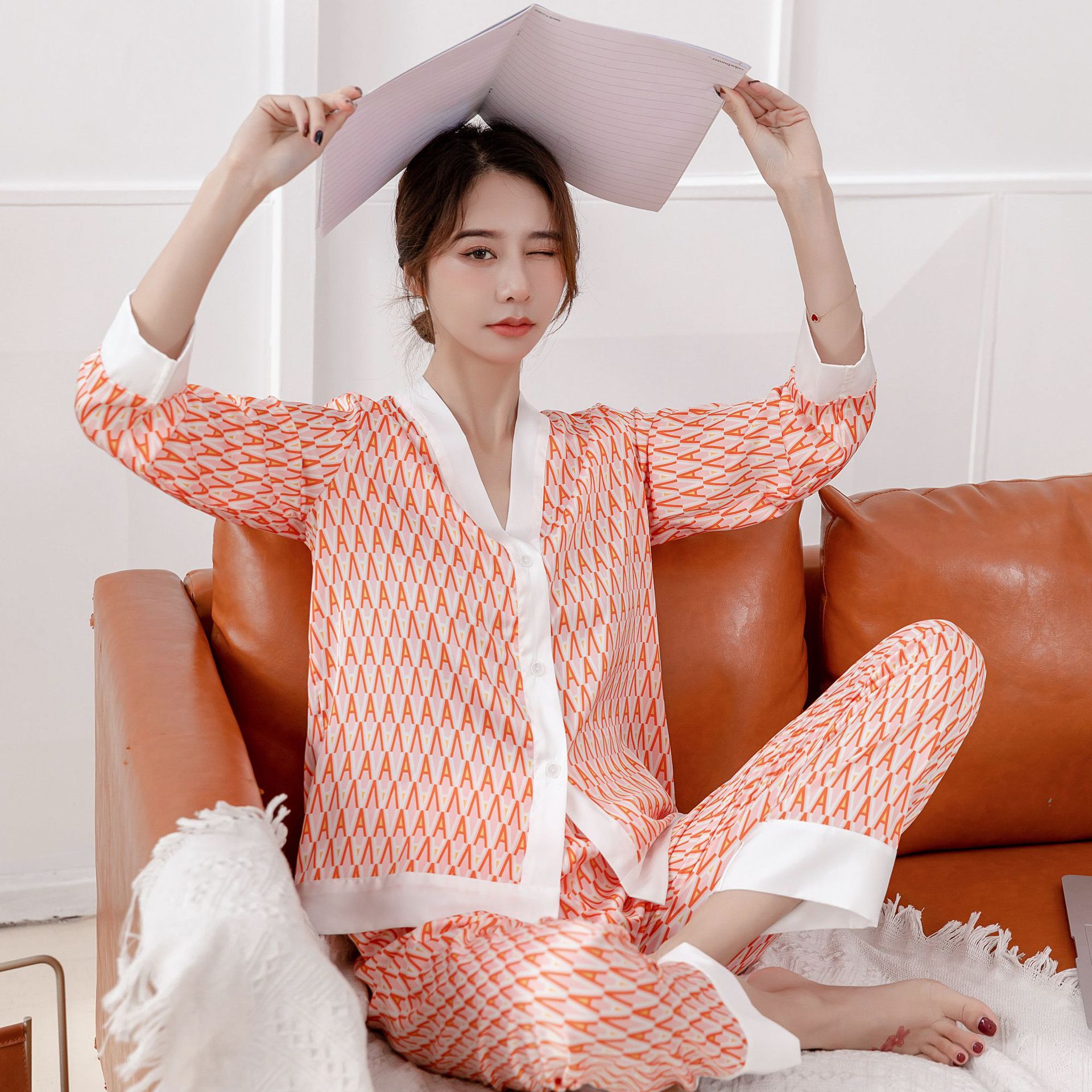 오렌지 V 더블 롱