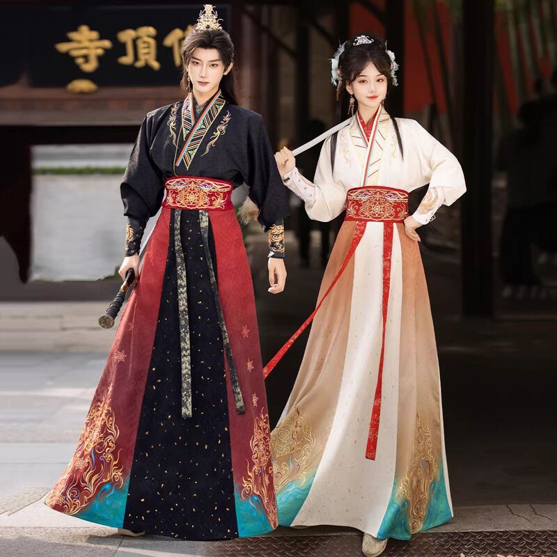 Mucha Original【Morning and Evening】Chinese Style Cloak Hanfu Martial Arts Unisex Spring Summer Autumn Winter Fleece-Lined Cape Set Mucha Original【Morning and Evening】Chinese Style Cloak Hanfu Martial Arts Unisex Spring Summer Autumn Winter Fleece-Lined Cape Set
