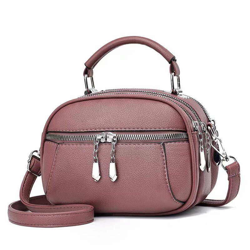 New Handbag Mini Round Bag Fashionable Shoulder Bag Simple Crossbody Bag Cross-border Casual Women's Bag Mother Bag New Handbag Mini Round Bag Fashionable Shoulder Bag Simple Crossbody Bag Cross-border Casual Women's Bag Mother Bag