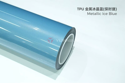TPU car color change film, original, Auto Color Change Film - tpu-ice-crystal-blue-15215m