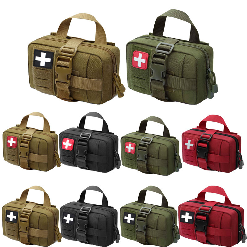 Molle Tactical First Aid Kit Outdoor Portable Medical Storage Bag Wilderness Emergency Kit Cs Field Accessory Bag