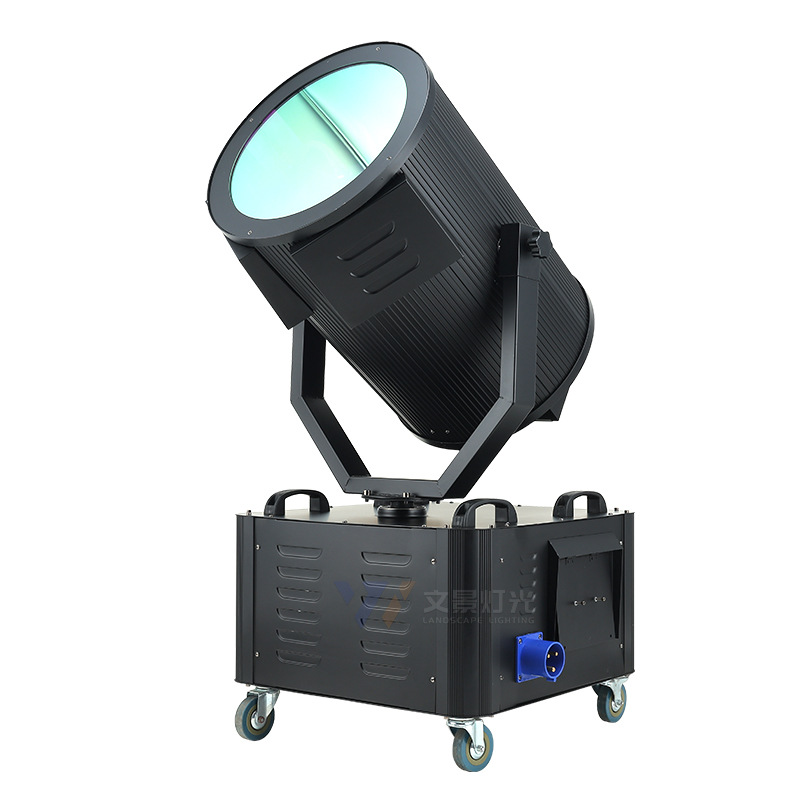 Al aire libre a prueba de agua aérea Rose reflector luz fuerte foco remoto sacudiendo la cabeza Spotlight literario viaje hotel techo hito