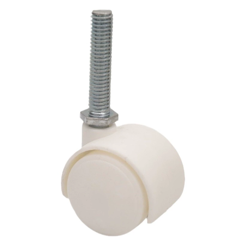 Износостойкие белые роликовые колесики для мебели, 1 дюйм, 1.5inch 2inch шт., для стеллажей и органайзеров, универсальные, бесшумные