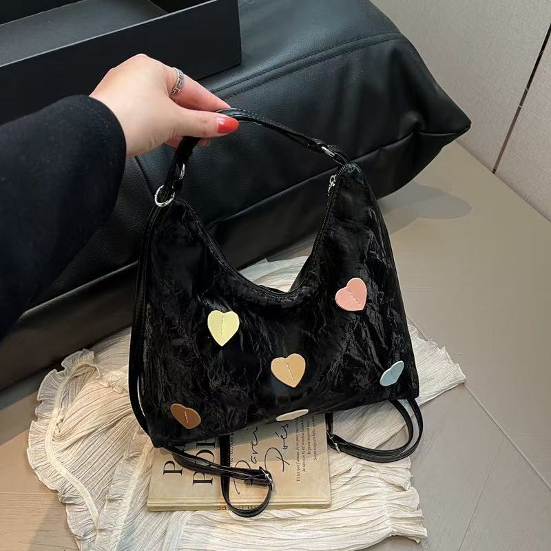 韓国版の女性用トートバッグ新しい大容量多機能三目的バックパックレトロニッチクロスボディショルダーバッグ|undefined