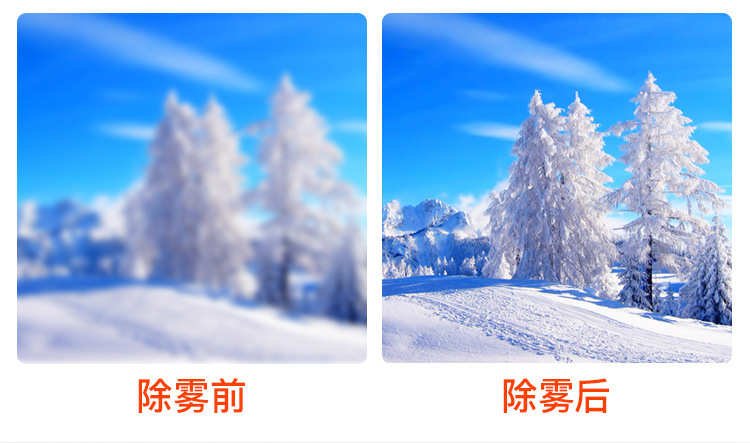 Car heater 12V24V three-prong car heater electric heater for defrosting, snow removal, and fog removal
