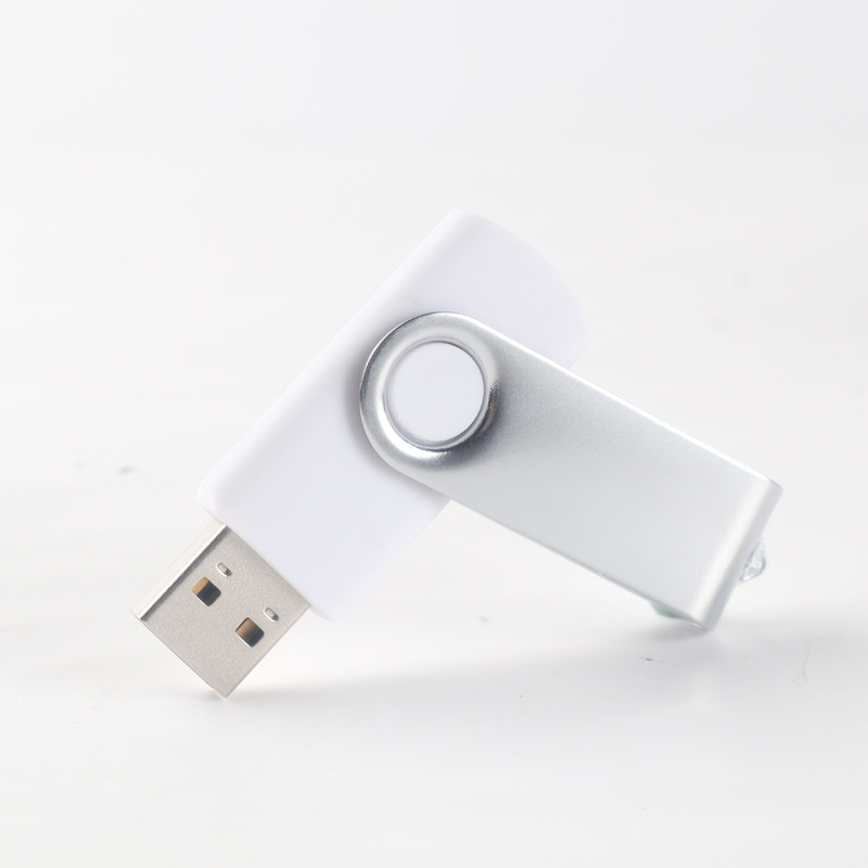 Rotary u disk logo personalizado metal 32g clip creativo 16g exposición oferta regalo 8g alta velocidad al por mayor unidad flash USB